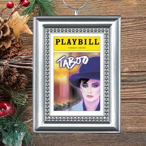 Taboo Broadway Musical Playbill Christmas‎ Tree Ornament